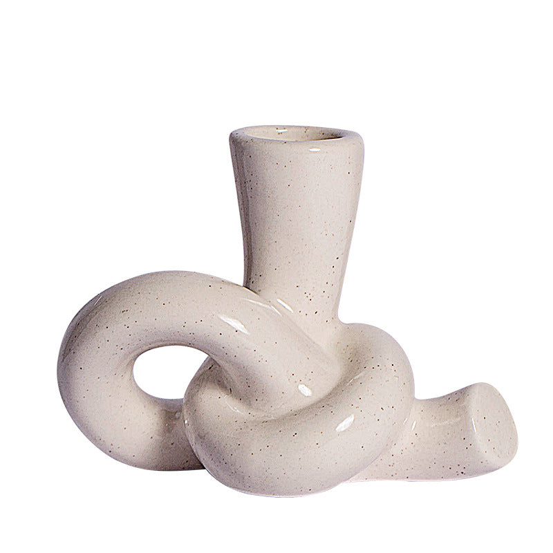 Ceramic Sculptural Candle Holder – image 2