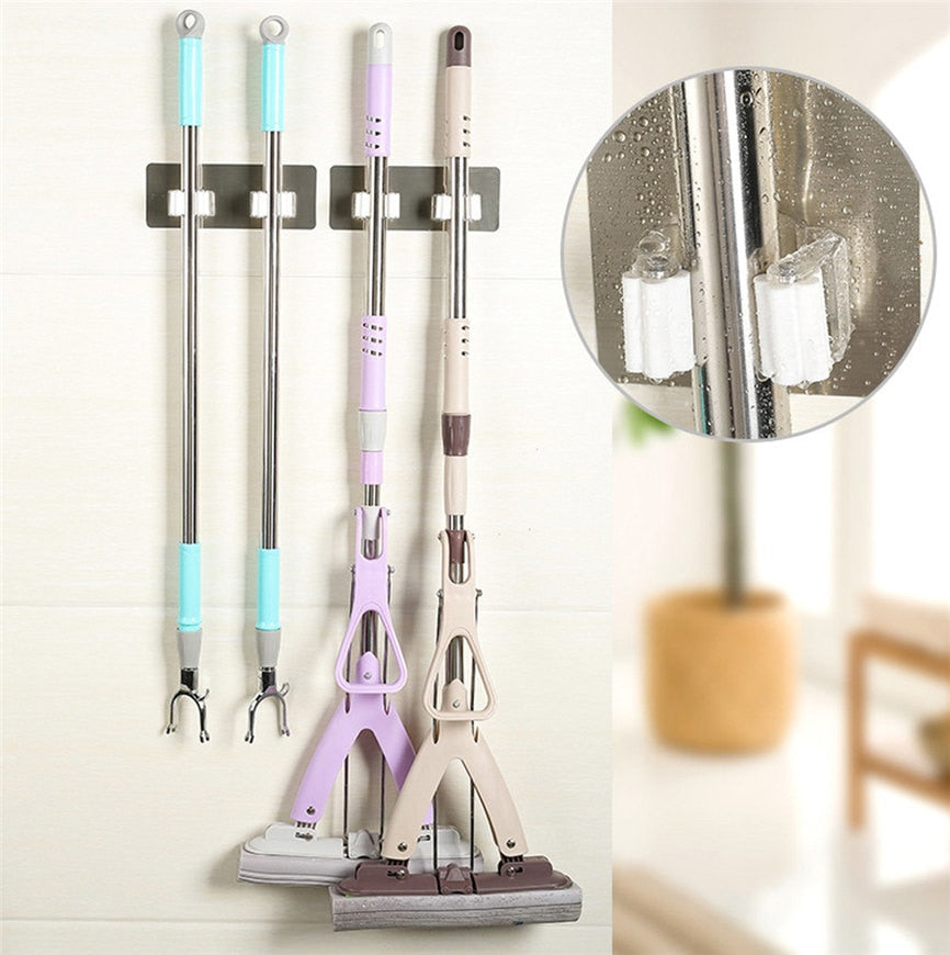 Wall-Mounted Mop & Broom Holder – image 3