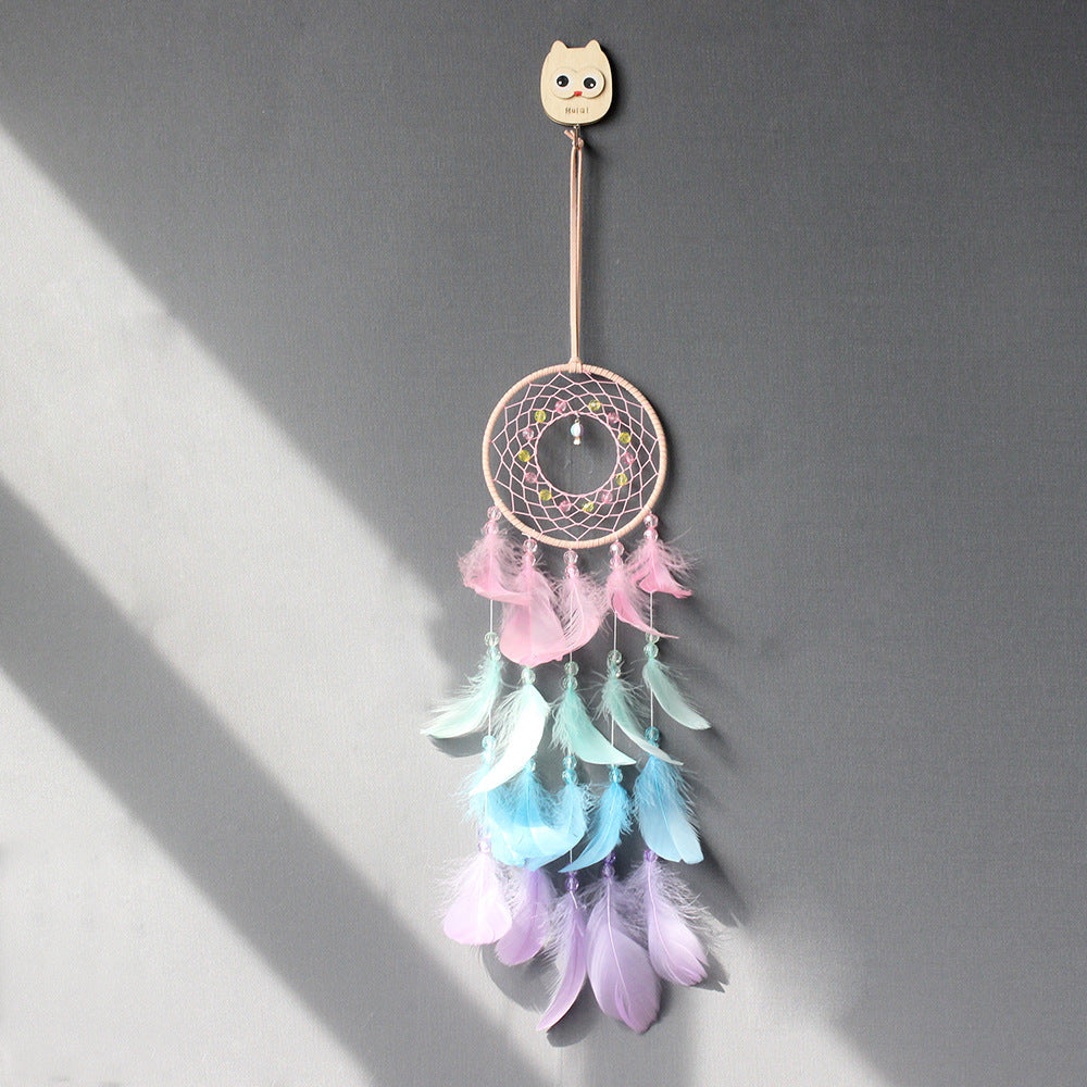 Pastel Cat Dream Catcher