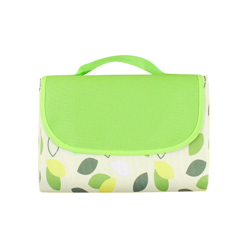 Waterproof Outdoor Picnic & Camping Mat – Green Leaf