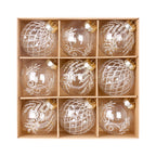 Painted Clear Christmas Bauble Gift Box – 9 x 8 cm – image 5