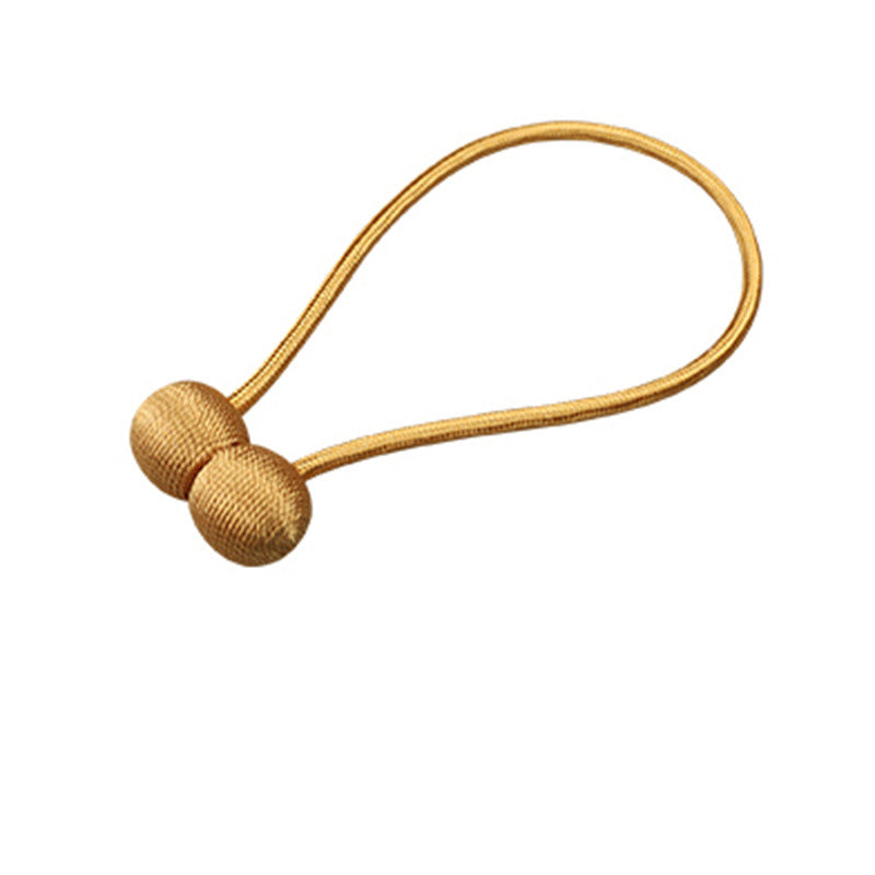 Magnetic Curtain Tiebacks – Caramel