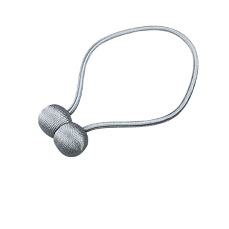 Magnetic Curtain Tiebacks – Silver