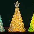 Mini Crystal Christmas Tree Night Light – Battery LED Ornament