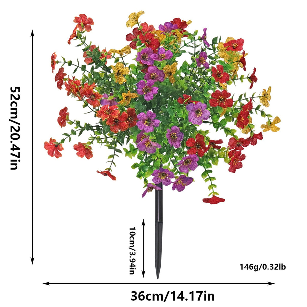 Artificial Daisy & Violet Flower Bouquet – image 6