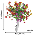 Artificial Daisy & Violet Flower Bouquet – image 6