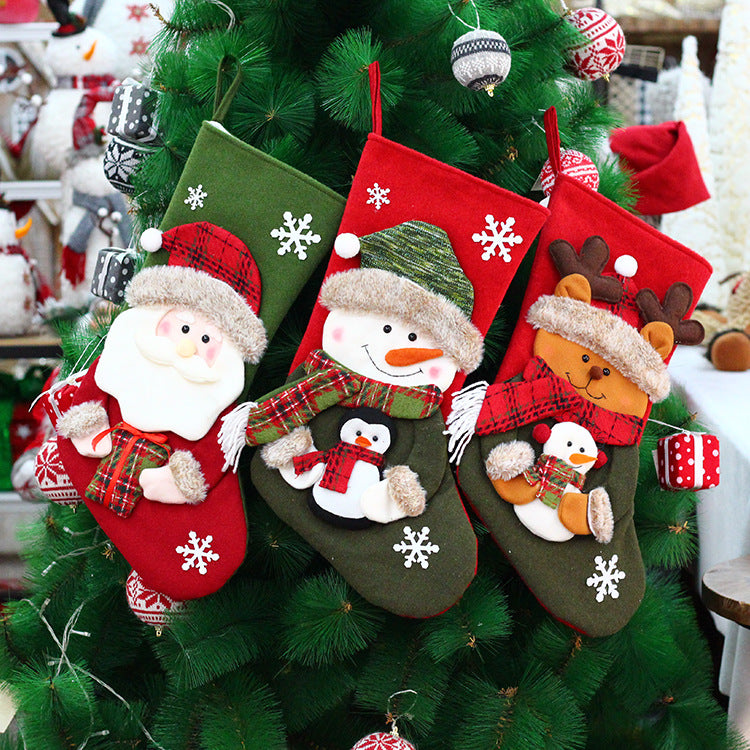 Christmas Stocking Gift Bag – Hanging Decoration (30 x 50 cm)