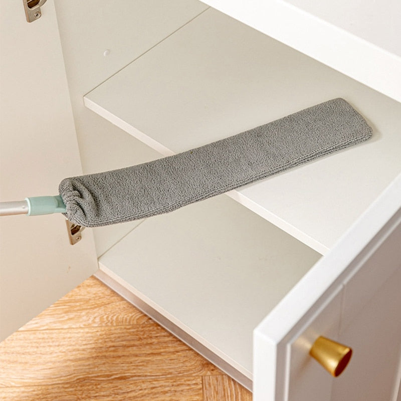 Extendable Under-Bed Duster – Washable Microfibre, 55–95 cm