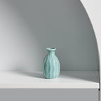 Mini Ribbed Ceramic Bud Vase