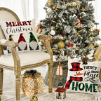 Buffalo Plaid Christmas Cushion Cover (45 x 45 cm) – image 4