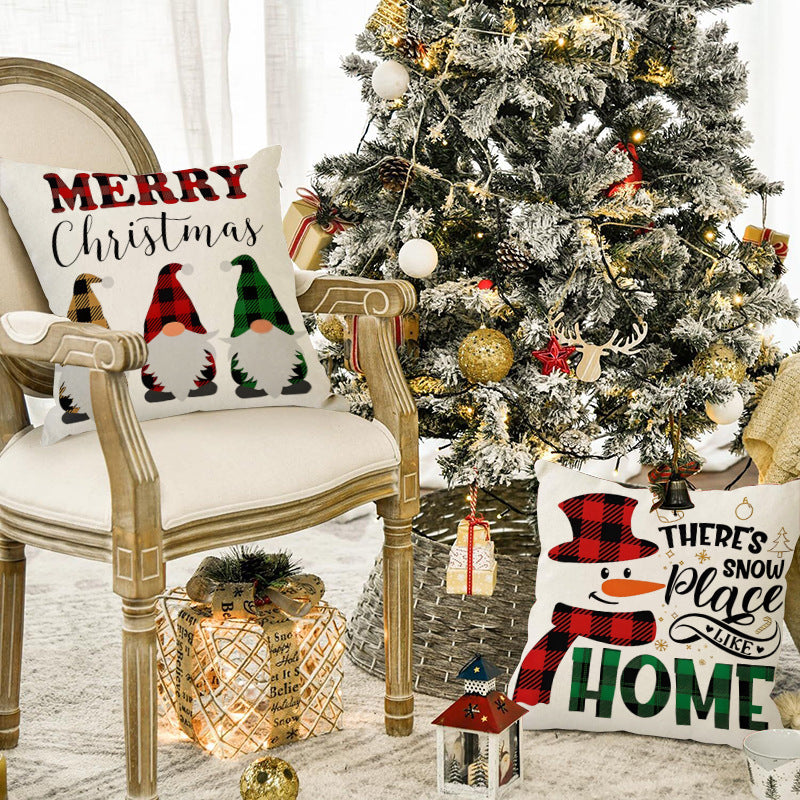 Christmas Gnome Cushion Cover (45 x 45 cm)