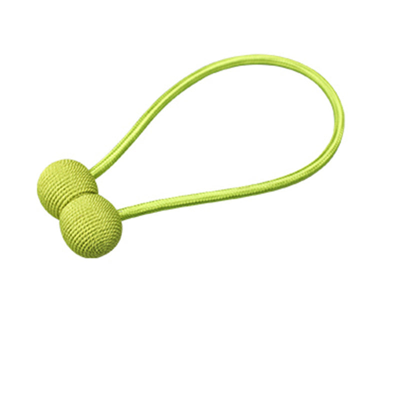 Magnetic Curtain Tiebacks – Lime Green