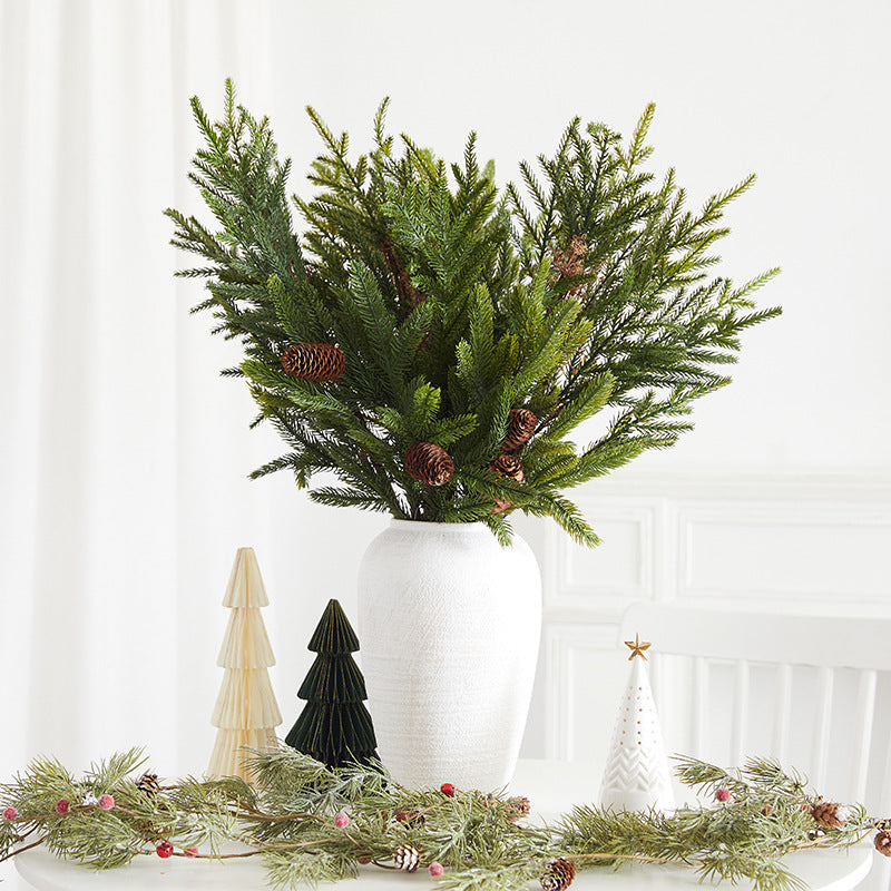 Artificial Christmas Pine & Berry Branches – image 3