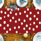 Cartoon Reindeer Polka Dot Christmas Table Runner (33 x 183 cm) – image 3