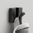 Folding Wall Hook Rack – Black & Gold Coat and Towel Hooks