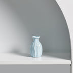 Mini Ribbed Ceramic Bud Vase