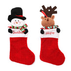 3D Hugging Character Christmas Stocking (56 cm)