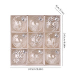 Painted Clear Christmas Bauble Gift Box – 9 x 8 cm – image 7