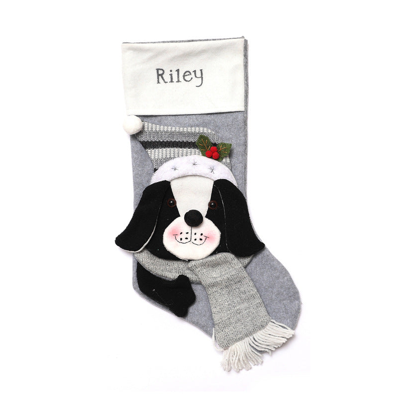 Pet Christmas Stocking – Penguin, Dog or Cat (40 x 27 cm)