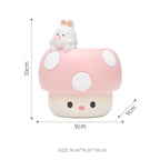 Mushroom Animal Resin Planter – image 9