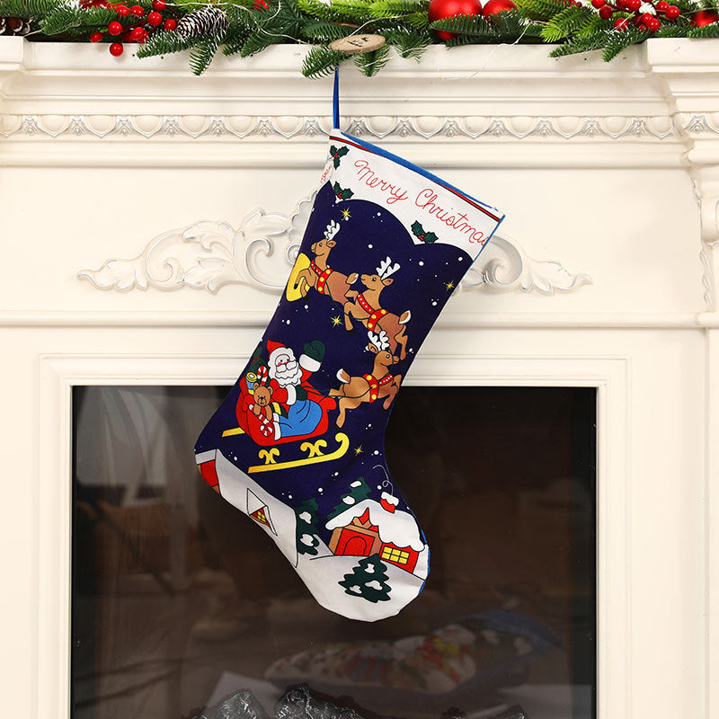 Christmas Character Gift Bag – Santa, Snowman & Reindeer (40 x 30 cm)
