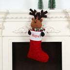 3D Hugging Character Christmas Stocking (56 cm) – image 8