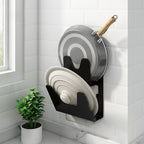 Wall-Mounted Pot Lid & Chopping Board Rack – image 2