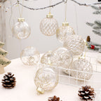 Painted Clear Christmas Bauble Gift Box – 9 x 8 cm – image 3