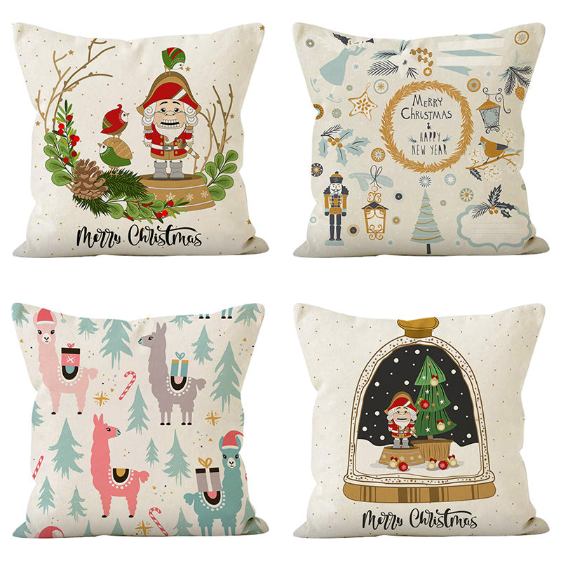 Nutcracker Christmas Cushion Cover – 45 x 45 cm