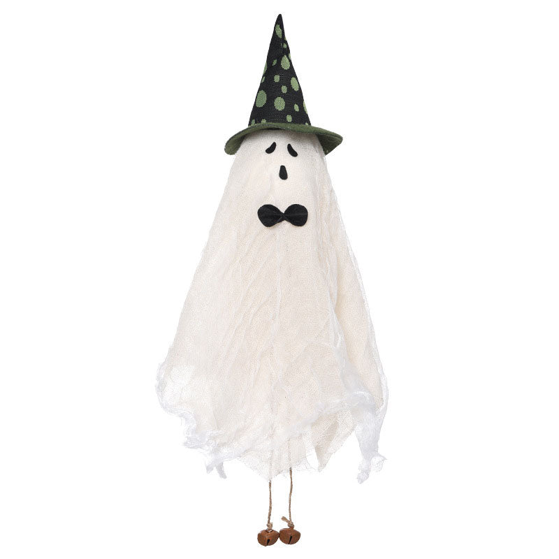 Hanging Witch Hat Ghost Decoration – image 7