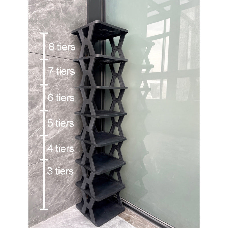 Stackable Shoe Rack – Black