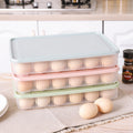 Stackable 24-Egg Fridge Storage Box with Lid