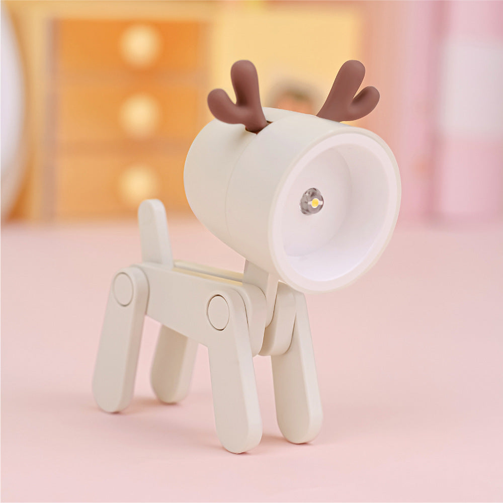 Mini Dog & Deer LED Night Light – Children's Bedside Lamp