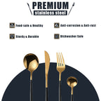 Portugal-Style 24-Piece Cutlery Set – Gift Boxed