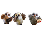 Owl Band Garden Ornament Set (3-Piece)