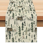 Reindeer Christmas Table Runner (33 x 183 cm)