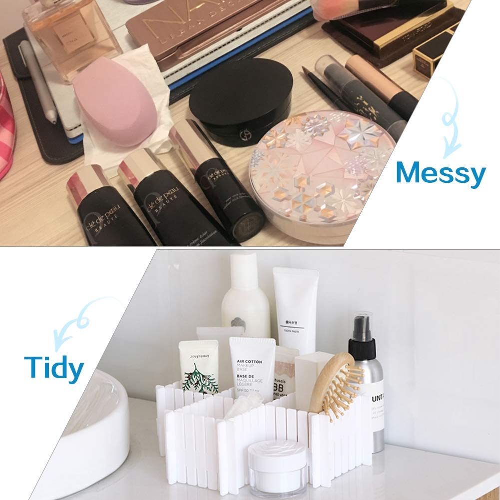 4-Piece Adjustable Drawer Divider Organiser – image 4