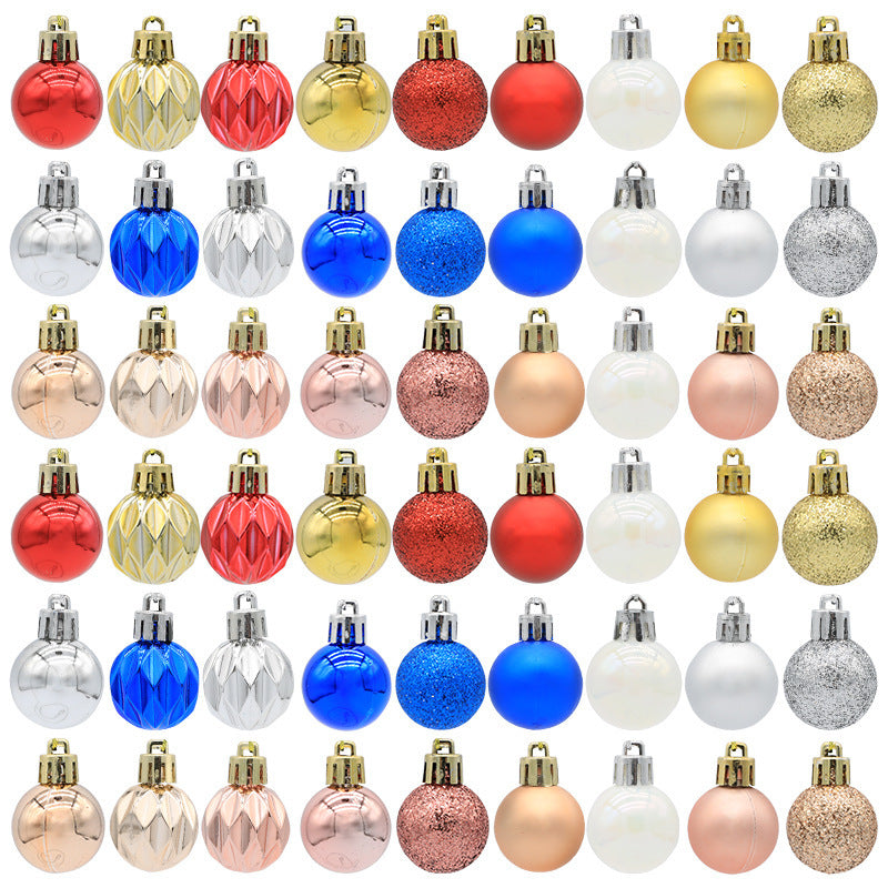 Christmas Bauble Set – 36 Piece Mixed Baubles