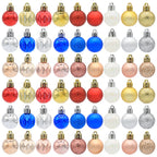 Christmas Bauble Set – 36 Piece Mixed Baubles – image 2