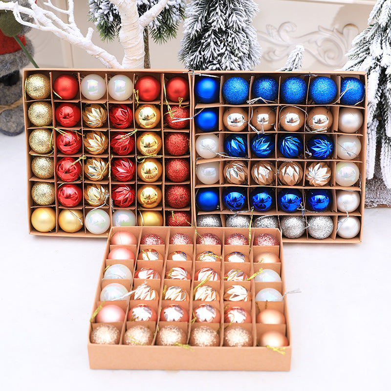 Christmas Bauble Set – 36 Piece Mixed Baubles