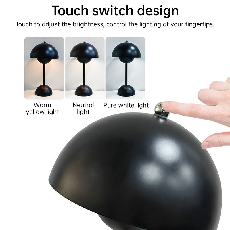 Rechargeable Mushroom Touch Table Lamp – image 14