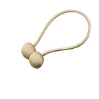 Magnetic Curtain Tiebacks – Beige