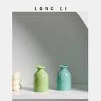 Mini Embossed Ceramic Bud Vase