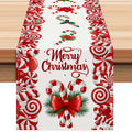 Candy Christmas Lettering Table Runner (33 x 183 cm)