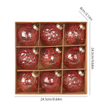 Painted Clear Christmas Bauble Gift Box – 9 x 8 cm – image 8