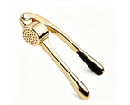 Gold Garlic Press – Easy-Squeeze Garlic Crusher