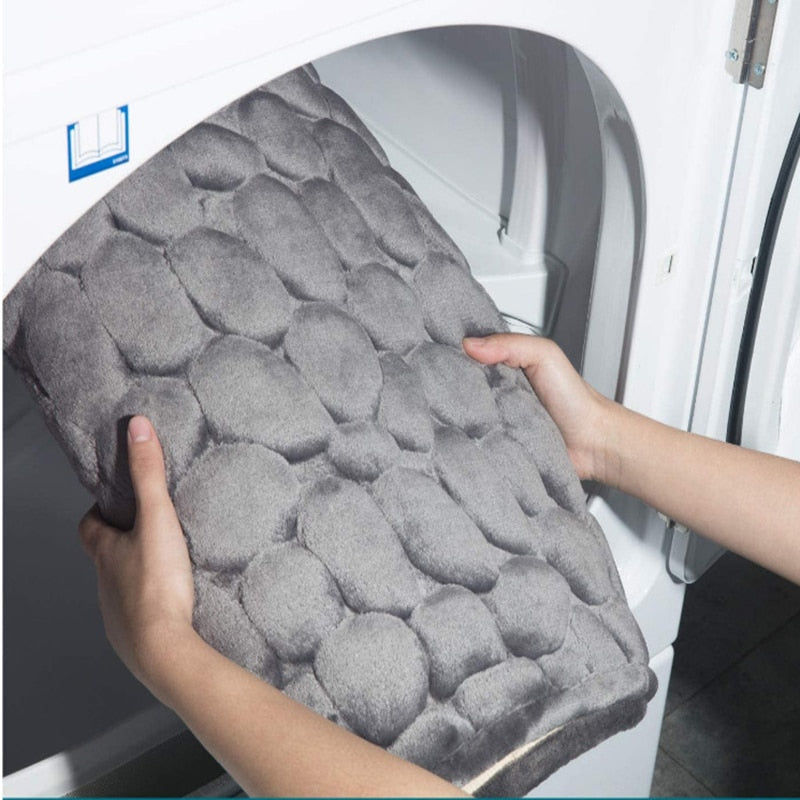 Cobblestone Memory Foam Bath Mat – image 4