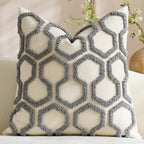 Textured Tufted Geometric Cushion Cover – 45 x 45 cm – image 6
