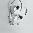 Wall-Mounted Pot Lid & Chopping Board Rack – image 9
