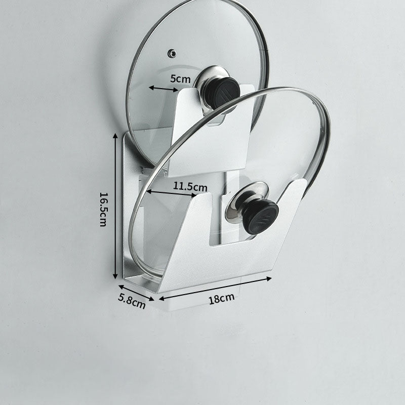 Wall-Mounted Pot Lid & Chopping Board Rack – image 9